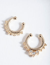 Gold Diamante Bohemian Septum Ring - link has visual effect only