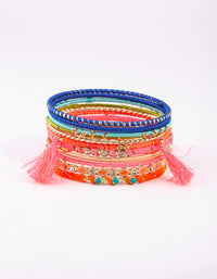 Gold Bright Tassel Bangle Pack - link has visual effect only