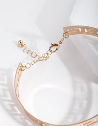 Gold Thin Maze Cutout Cuff - link has visual effect only