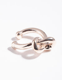 Rose Gold Knot Ear Cuff - link has visual effect only