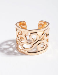 Gold Laser Cut Ear Cuff - link has visual effect only