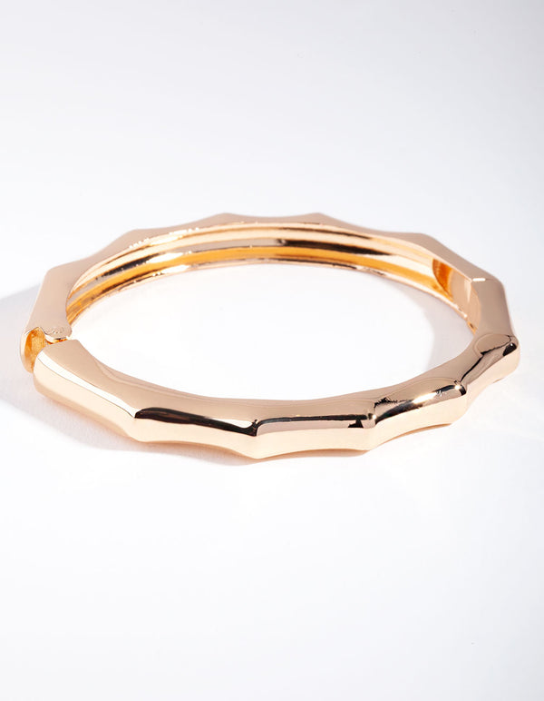 Gold Bamboo Bangle