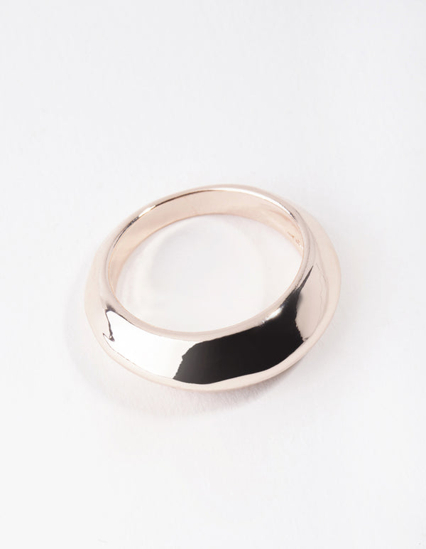 Rose Gold Plated Graduating Ring