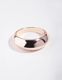 Rose Gold Plated Graduating Ring - link has visual effect only