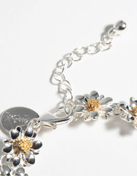 Silver Daisy Chain Bracelet - link has visual effect only