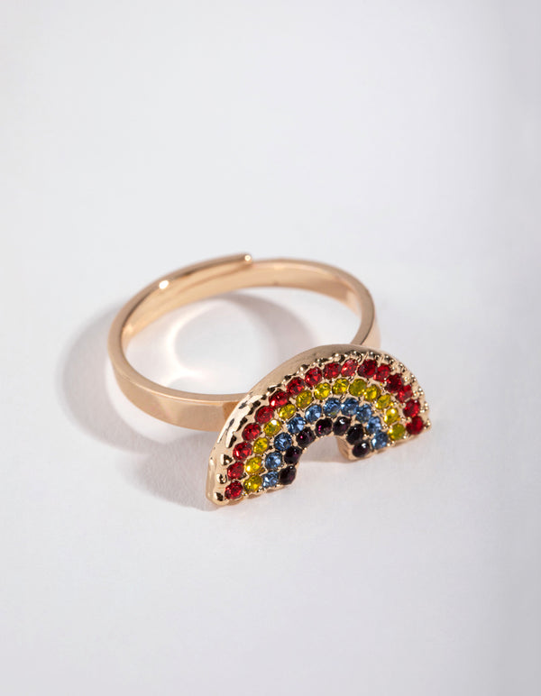 Gold Rainbow Ring