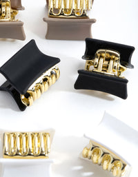 Gold Mini Matte 6-Pack Clips - link has visual effect only