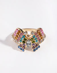 Vintage Gold Butterfly Ring - link has visual effect only