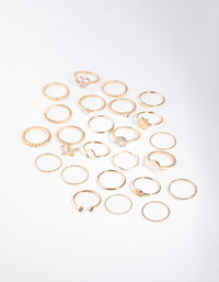 Joyful Gold Peace 24-Pack Rings - link has visual effect only