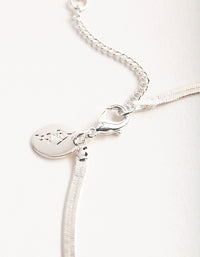 Silver Snake 60cm Necklace - link has visual effect only