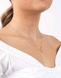 Gold Plated Sterling Silver Asymmetrical Celestial Necklace - link has visual effect only