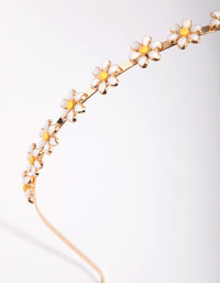 Enamel Daisy Headband - link has visual effect only