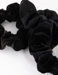 Mix Black Scrunchie Pack - link has visual effect only