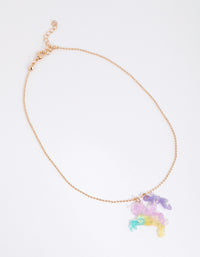 Kids Rainbow Unicorn Necklace - link has visual effect only