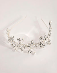 Pearl & Crystal Vine Headband - link has visual effect only