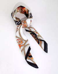 Vintage Print Mini Bandana Hair Scarf - link has visual effect only