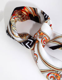 Vintage Print Mini Bandana Hair Scarf - link has visual effect only