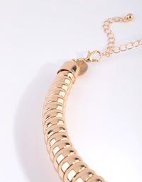 Gold Spiral Choker - link has visual effect only