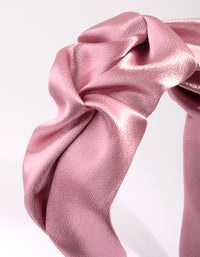 Pink Ruched Detail Alice Band - link has visual effect only