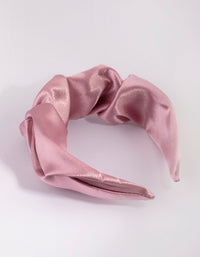 Pink Ruched Detail Alice Band - link has visual effect only