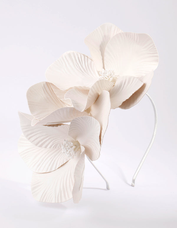 White Petal Headband