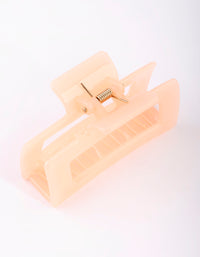 Rectangular Orange Acrylic Claw - link has visual effect only