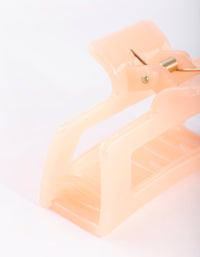 Rectangular Orange Acrylic Claw - link has visual effect only