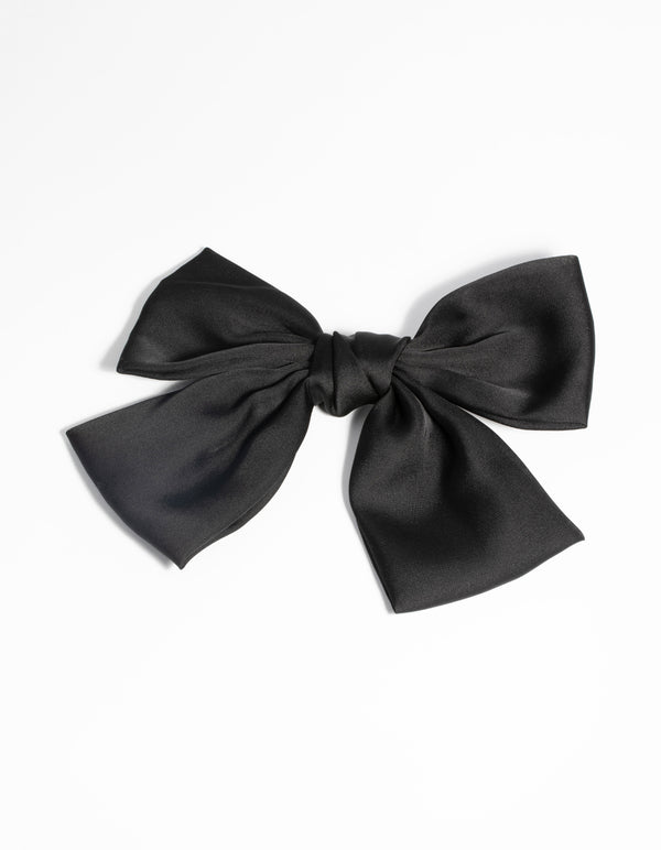 Black Bow Clip