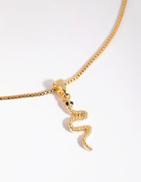 Gold Plated Snake Charm - link has visual effect only