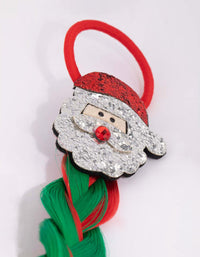 Kids Festive Santa Braid Tie - link has visual effect only