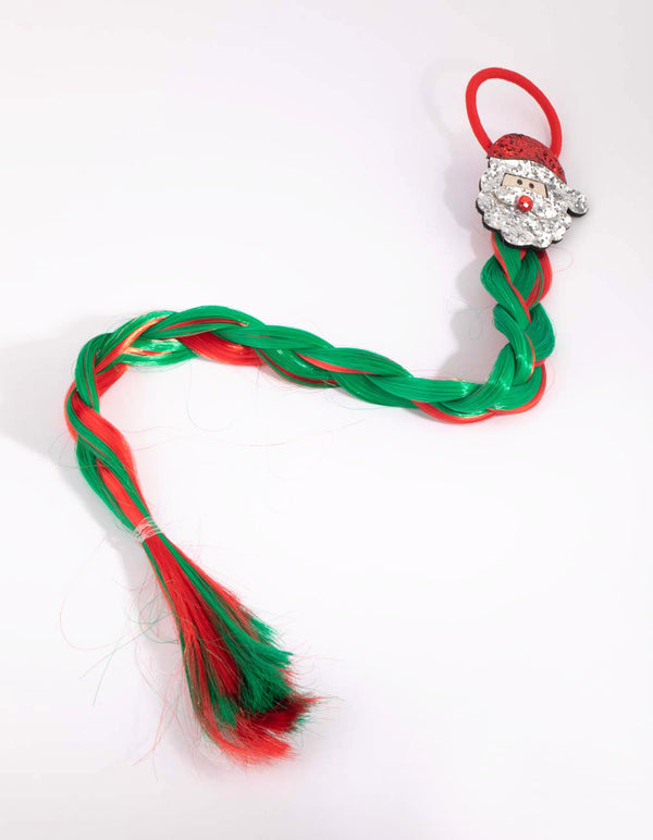 Kids Festive Santa Braid Tie