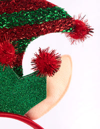 Kids Festive Elf Hat Headband - link has visual effect only