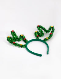 Kids Festive Tinsel Bell Antler Headband - link has visual effect only