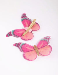 Kids Fancy Butterfly Clips - link has visual effect only