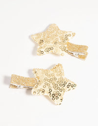 Kids Sequin Star Clips - link has visual effect only