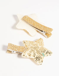 Kids Sequin Star Clips - link has visual effect only