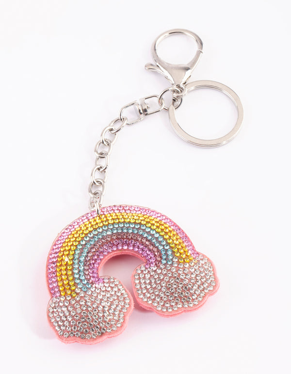 Kids Rainbow Cloud Keyring