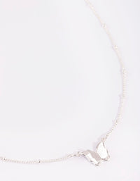 Silver Butterfly Necklace - link has visual effect only