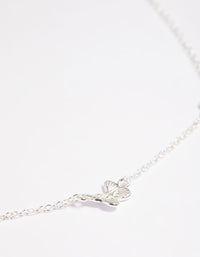 Sterling Silver Etched Butterfly Necklace - link has visual effect only