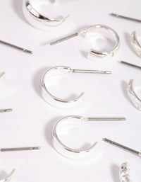 Silver Hoop Earring 12-Pack - link has visual effect only