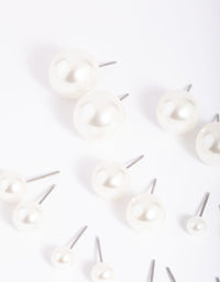 Silver Pearl Stud 8-Pack - link has visual effect only