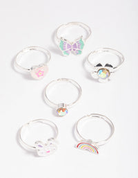 Kids Bunny Garden Ring 6-Pack - link has visual effect only