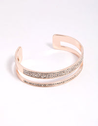 Rose Gold Diamante Bracelet - link has visual effect only