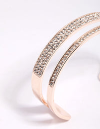 Rose Gold Diamante Bracelet - link has visual effect only