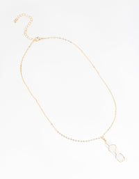 Gold Moonstone Shard Necklace - link has visual effect only