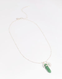 Green Fluorite Shard Disc Necklace - link has visual effect only