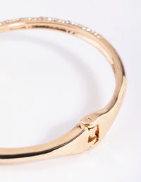 Gold Diamante Snake Hinge Bracelet - link has visual effect only