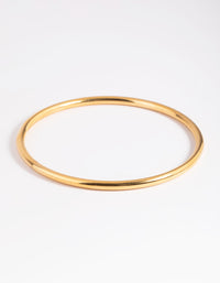 Waterproof Gold Plated Stainless Steel Bangle - link has visual effect only