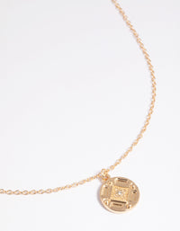 Gold Diamante Vintage Necklace - link has visual effect only