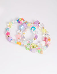 Kids Pastel 90s Strech Bracelet Pack - link has visual effect only